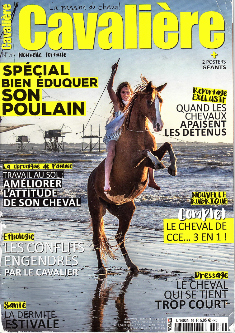 « Quand les chevaux apaisent les détenus » – Magazine Cavalière N°70